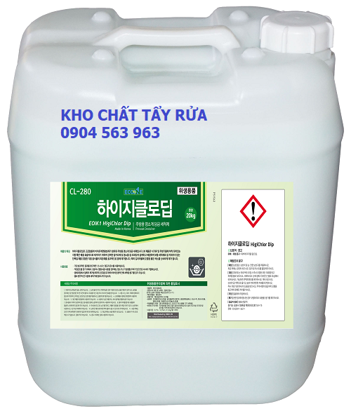 ECO 31MP HigiDip Clean- HÓA CHẤT NGÂM DÙNG CHO NHÀ BẾP